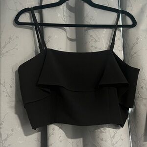 Gianni Bini Black Textured Top